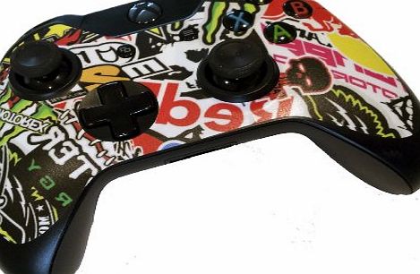 Ellis Graphix 2 x Xbox One 1 Controller Sticker Bomb Stickerbomb Skin Wrap Cover Sticker Decal by Ellis Graphix