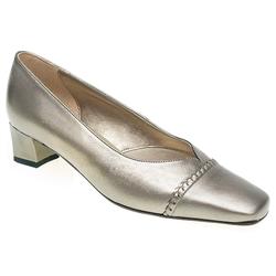 Elmdale Female Amanda II Leather Upper in Antique Pewter, Black