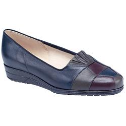 Elmdale Female Dilys II Leather Upper Casual in Navy, Sirena