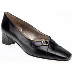 Elmdale Female Zara Leather Upper in Black, Navy