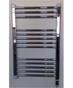 Thermostatic Bathroom Towel Rail -Chrome - 770 x 500mm