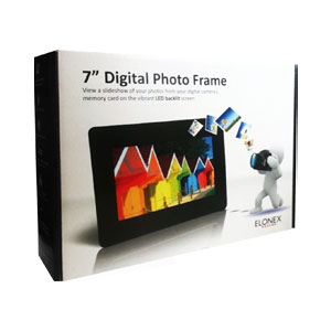 Elonex DP9000 7`` Digital Photo Frame