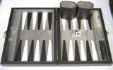 Backgammon Set. Luxury Black Case. MAGNETIC.