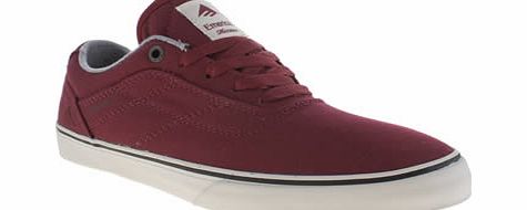 emerica Burgundy Herman G6 Vulc Trainers