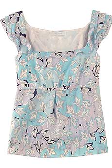 Emilio Pucci Bluebell Empire Top