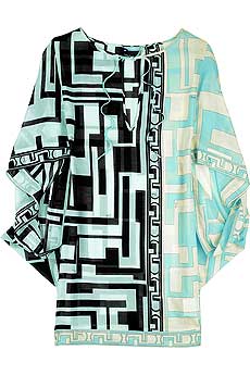 Torre print tunic top