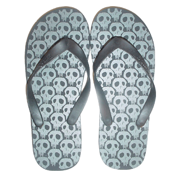 Skull Flip Flops