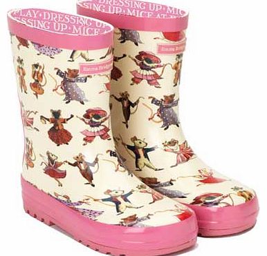 Girls Dancing Mice Wellies -