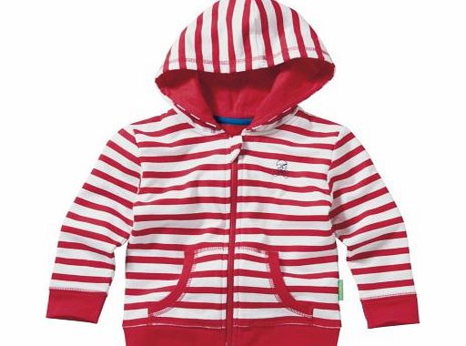 Emma Bunton Boys Red Striped Hoodie - 6-9 Months