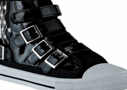 Emma Bunton Girls Black Studded High Top