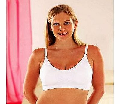 Maternity & Nursing Bra White, Small