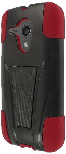 Empire  Mpero Impact X Series Kickstand Case for Motorola Moto G - Black/Red