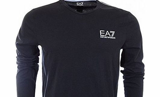 Emporio Armani EA7 by Emporio Armani Basic Train Core Long Sleeve Navy T-Shirt XXL