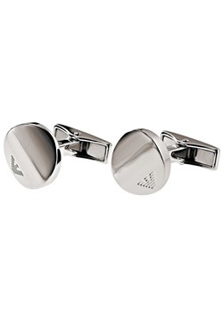 Emporio Armani Jewellery Emporio Armani Gents Silver Cufflinks EG2865040