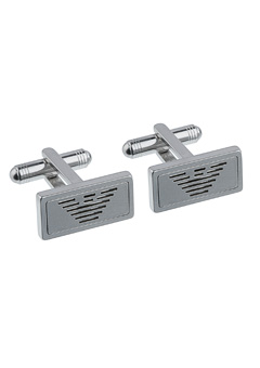 Emporio Armani Jewellery Emporio Armani Steel Logo Cufflinks EGS1031040