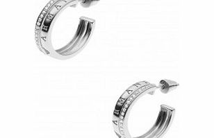 Ladies Silver Hoop Earrings with