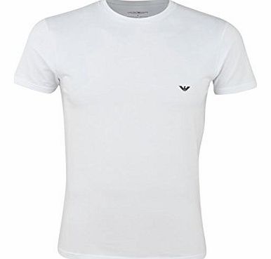 Emporio Armani Mens Basic Stitch T Shirt Short Sleeves Slim Fit Top Clothing New