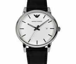 Emporio Armani Mens Luigi White and Black Watch