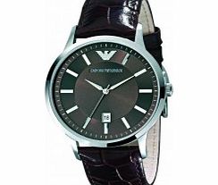 Emporio Armani Mens Renato Dark Brown Watch