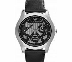 Emporio Armani Mens Valente Meccanico Black