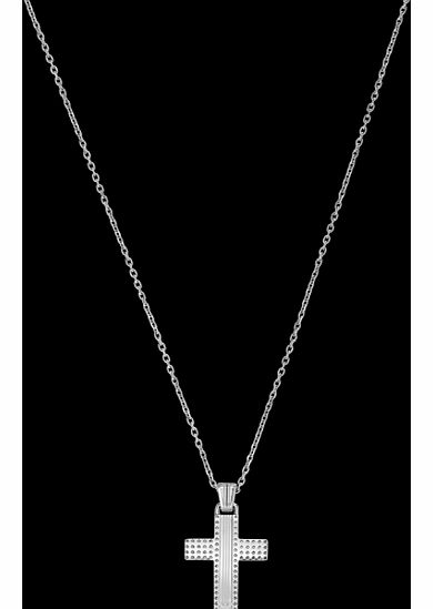 Emporio Armani Steel Cross Pendant EGS1849040