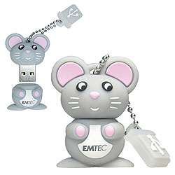 Mouse USB Flash Drive - 4GB