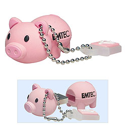 Pig USB Flash Drive - 4GB