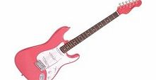 Encore E6 Electric Guitar Pink