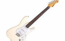 Encore E6 Electric Guitar Vintage White