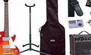 Encore E99 Electric Guitar Outfit Cherry