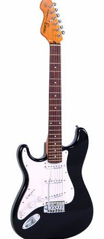 Encore EBP-LHE6BLK Elec. Guitar Outfit - Black Left Hand