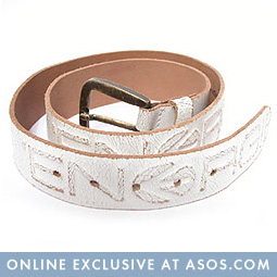 Leather Logo Belt