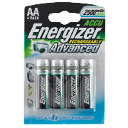 Advanced Rechargable 2450 AA 4 Pack