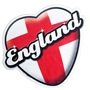 england Magnetic Car Flag