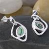 England Swings Abalone Earrings