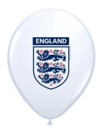 england Three Lions Latex Balloons Pk100