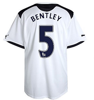 Puma 2010-11 Tottenham Puma Home Shirt (Bentley 5)