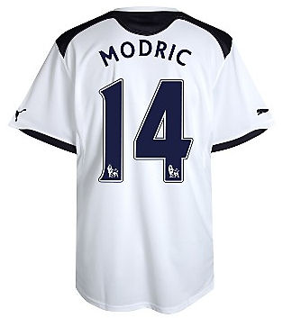 English teams Puma 2010-11 Tottenham Puma Home Shirt (Modric 14)