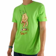 Mens Enjoi Fingerboard Tee Slime