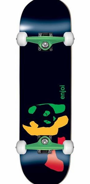 Enjoi Mens Enjoi Rasta Panda Skateboard - 7.8 inch