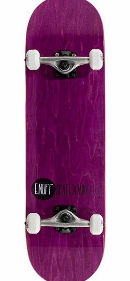 Enuff Logo Stain Purple Skateboard - 7.75 inch