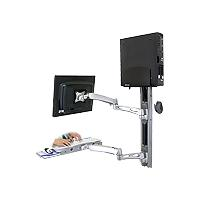 Ergotron LX Wall Mount System with Medium CPU