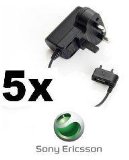 Ericsson Bulk deals Ukdapper - 5x Bulk Lot Genuine Sony Ericsson W595 UK 3 Pin Mains Charger CST-75