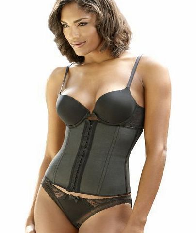 Esbelt Ipanema Corset, Posture and Back Support, Firm Shaping Corset, Black, Medium (UK 10-12)