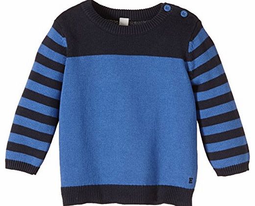 Baby-Boys 094EEBI001 Aus Baumwolle Jumper, Blue Delight, 12-18 Months (Manufacturer Size: 86)