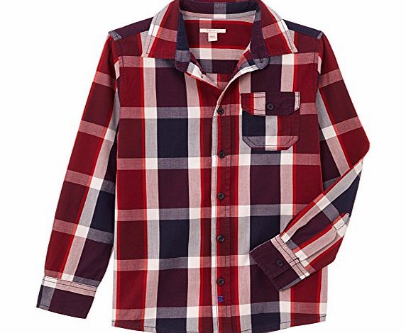 Esprit Boys 084EE8F001 Shirt, Cinder Blue, 8 Years (Manufacturer Size:128 )