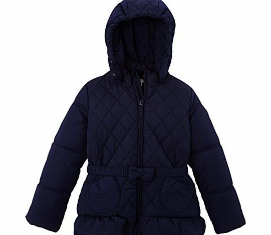 Esprit Girls 074EE7G004 Starred Coat, Cinder Blue, 8 Years (Manufacturer Size:128 )