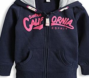 Esprit Girls ESS SS Hoodie, Cinder Blue, 6 Years (Manufacturer Size:116 )