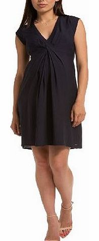 Esprit Maternity  Women Dress woven ss, Blue (Cinder Blue 406), 10