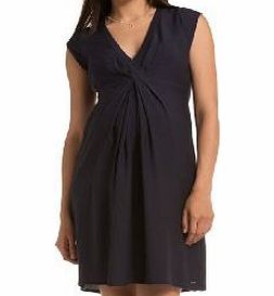 Esprit Maternity  Women Dress woven ss, Blue (Cinder Blue 406), 8